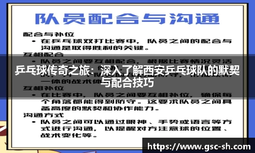乒乓球传奇之旅：深入了解西安乒乓球队的默契与配合技巧